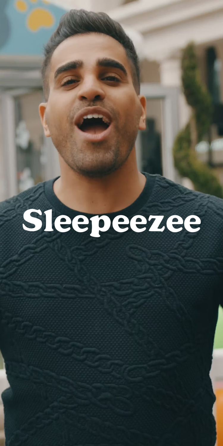 Dr Ranj speaks to camera about being a brand ambassador for Sleepeezee