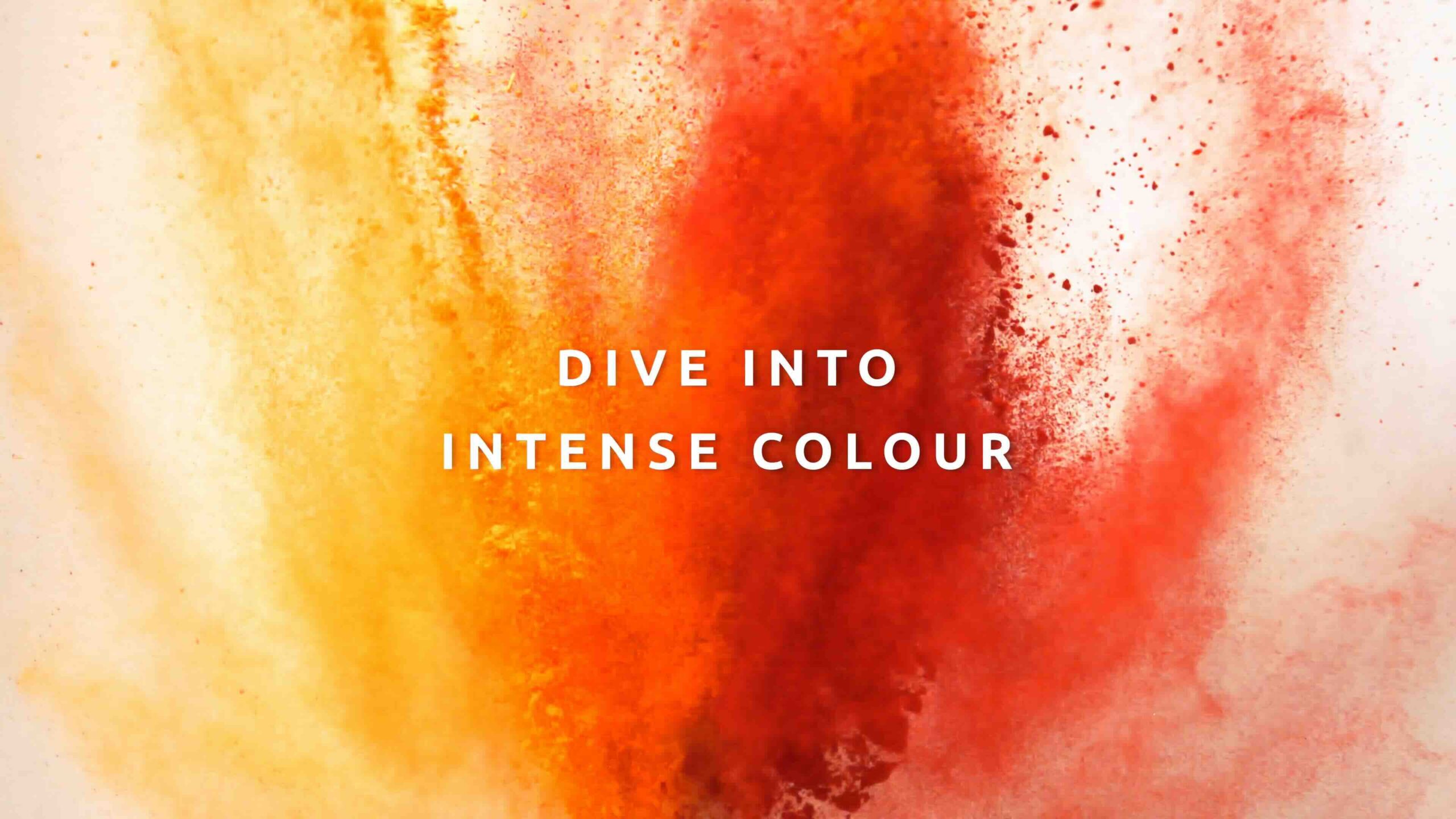 Text - Dive into Inktense colour - taken from the launch film Nomadic UK created for art brand Derwent